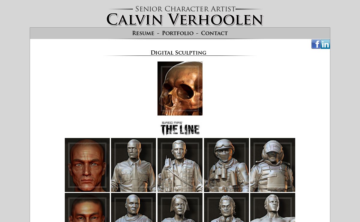 Calvin Verhoolen - Senior Character Artist