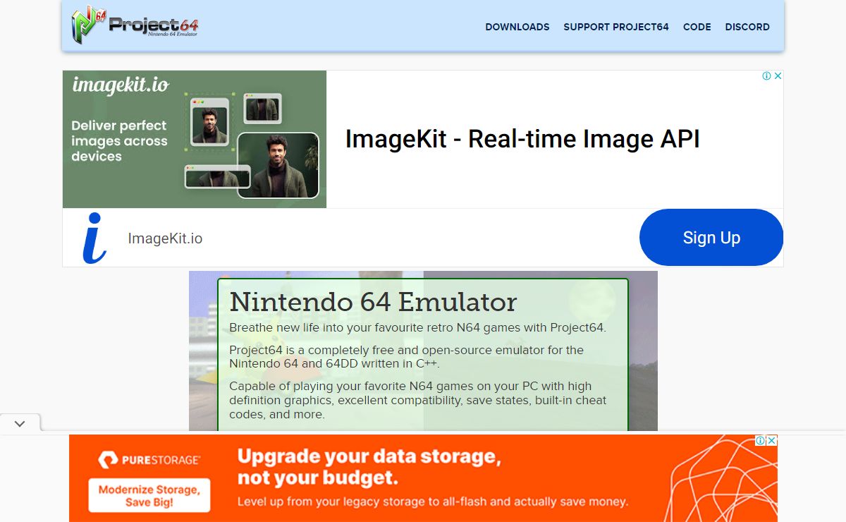 Project64 - Nintendo 64 Emulator