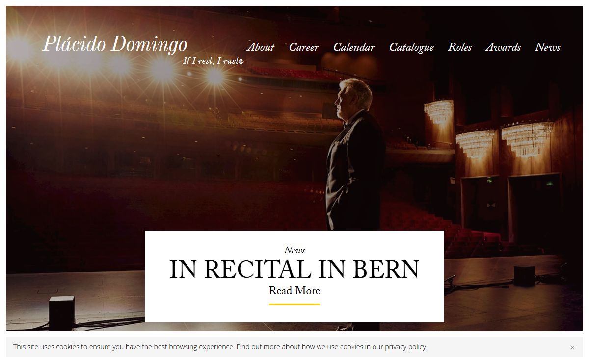 Homepage - Plácido Domingo