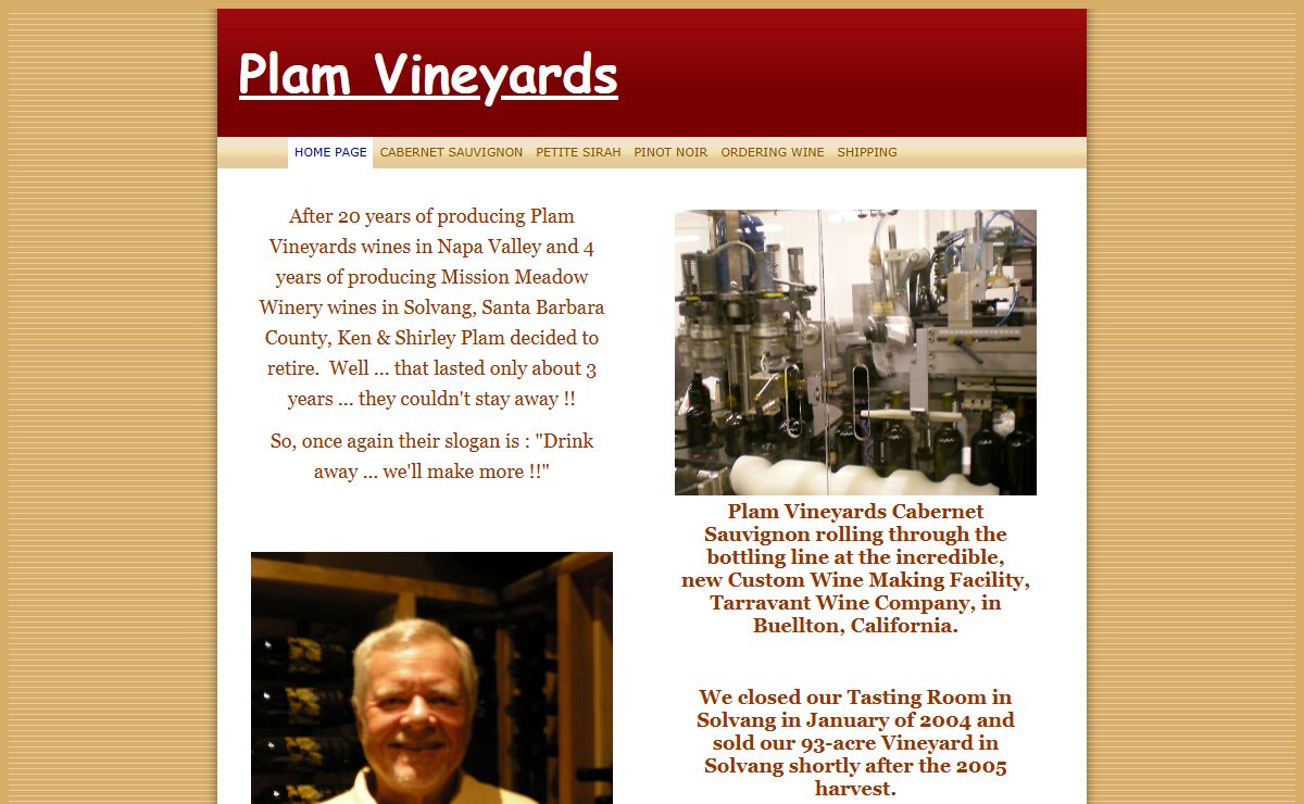 Plam Vineyards - Home