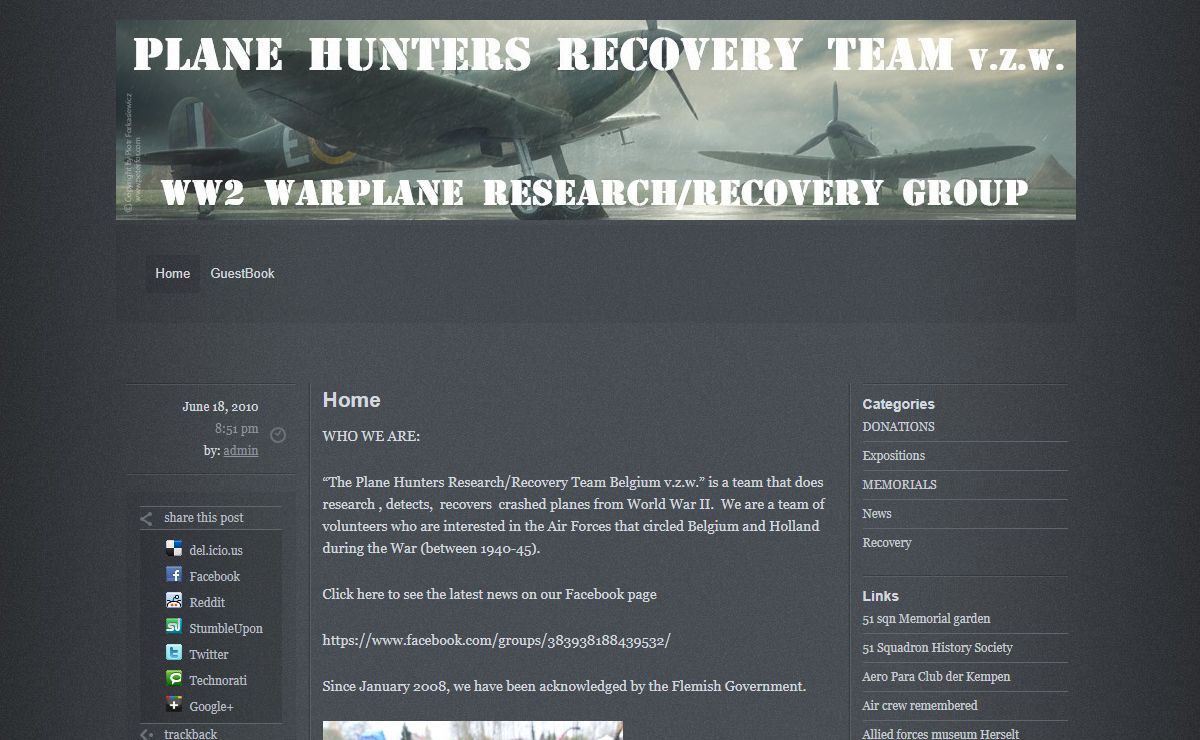 Planehunters | Belgium Recovery Team