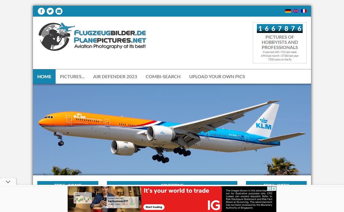 PlanePictures - Aircraft and aviation pictures