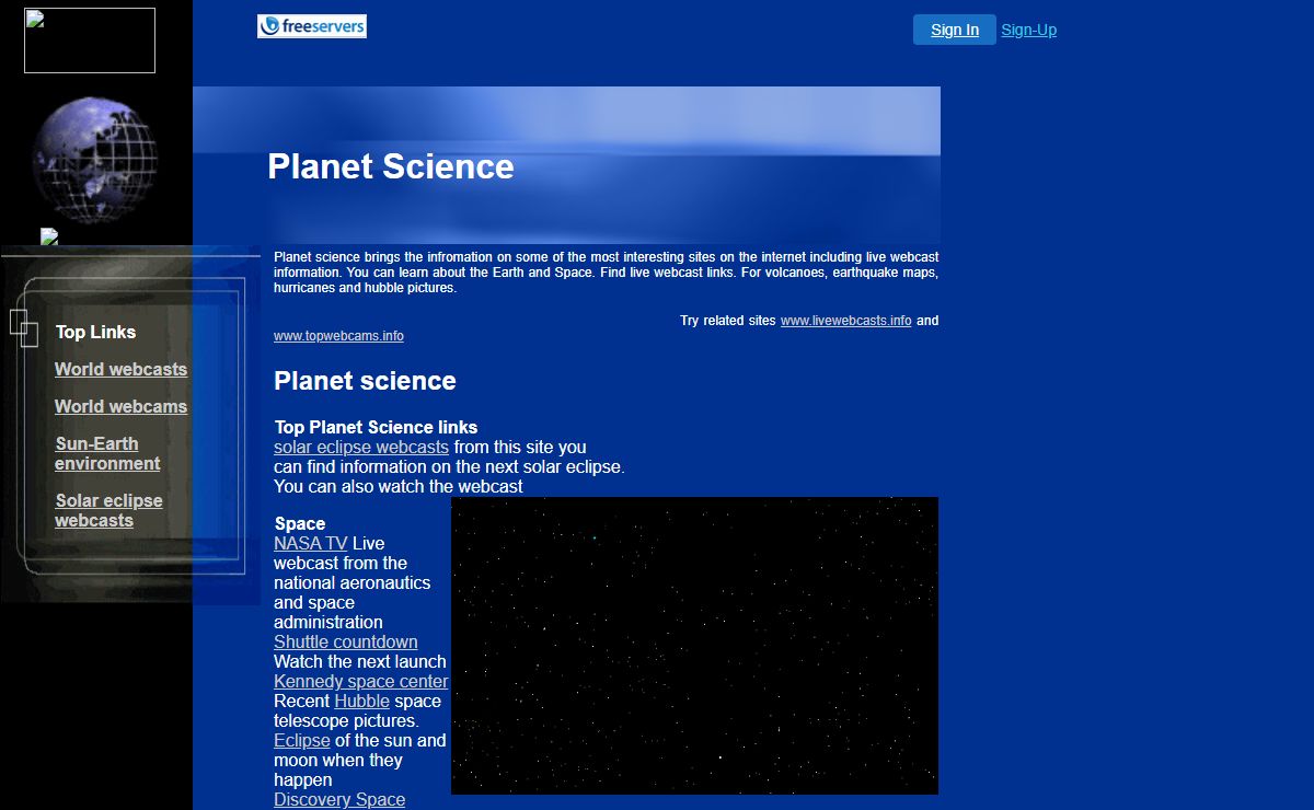 Planet science