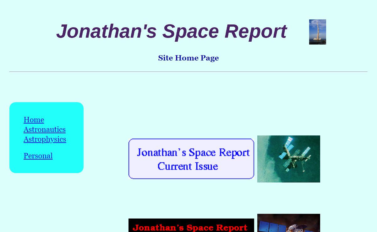 Jonathan's Space Report