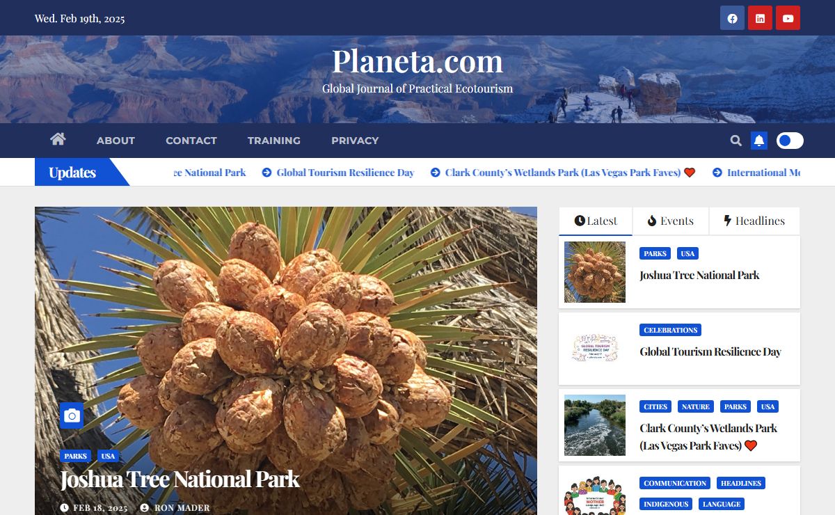 Planeta.com – Global Journal of Practical Ecotourism