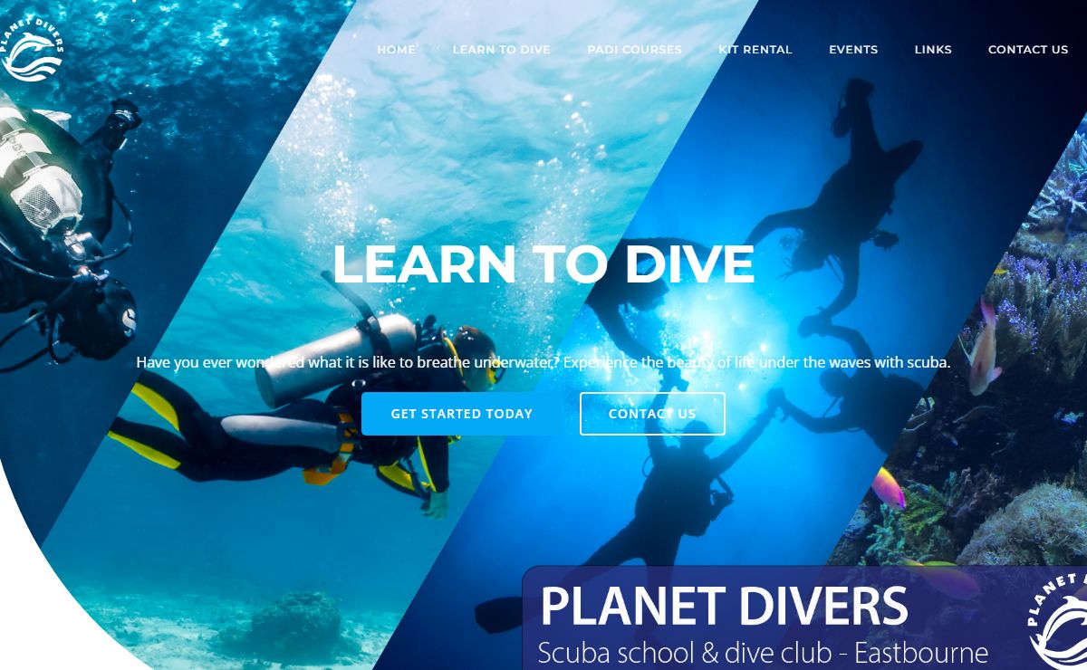 Front Page - Planet Divers