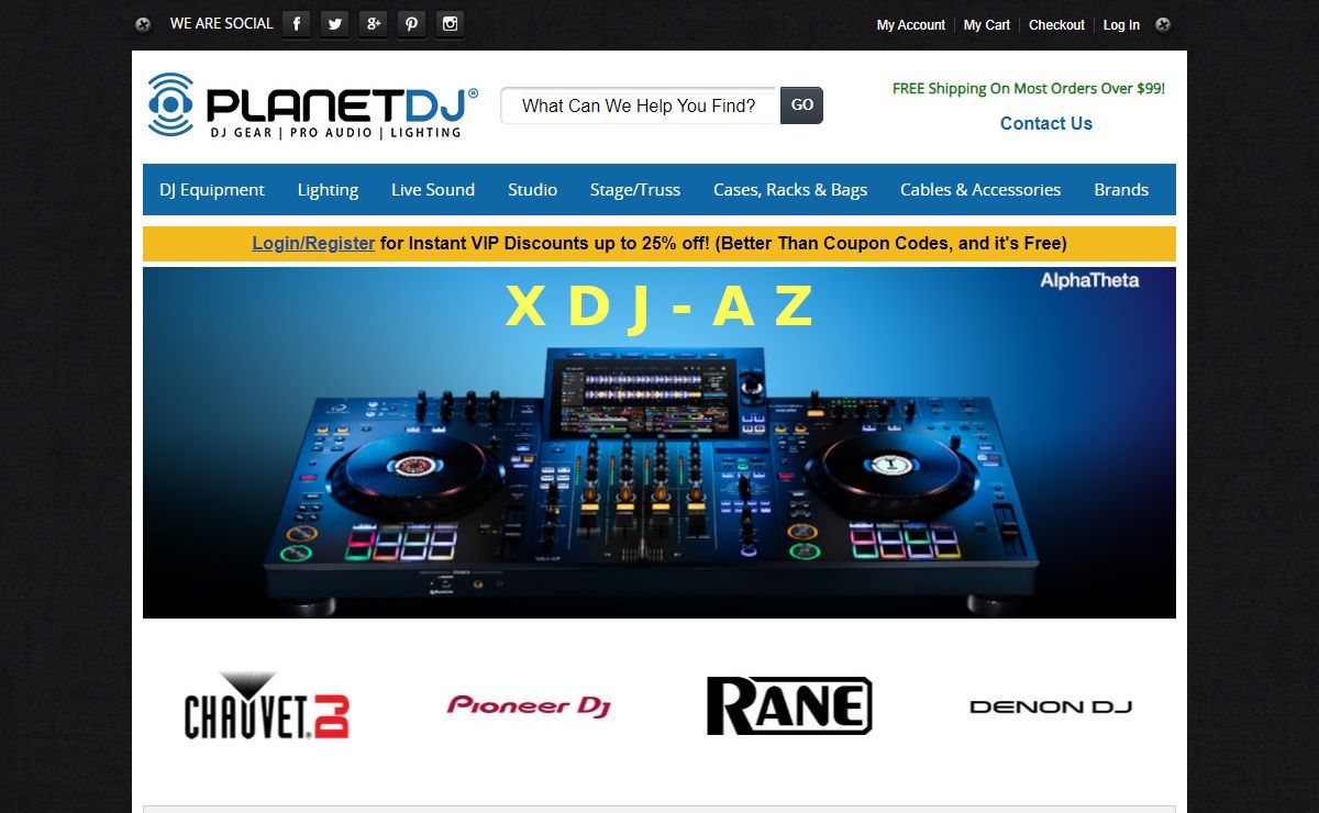 DJ Equipment, Stage Lighting, Speakers & Gear - Planet DJ