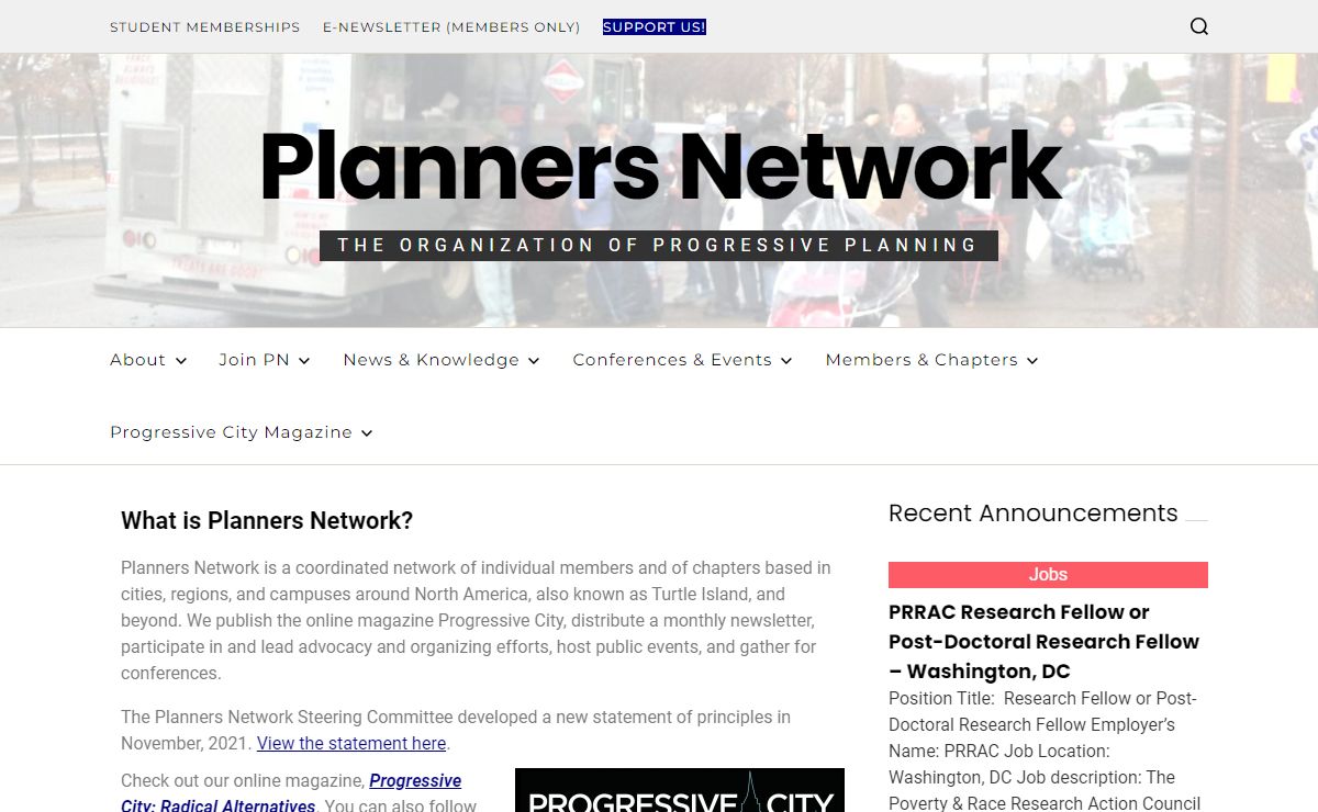 Planners Network – The Organization of Progressive Planning