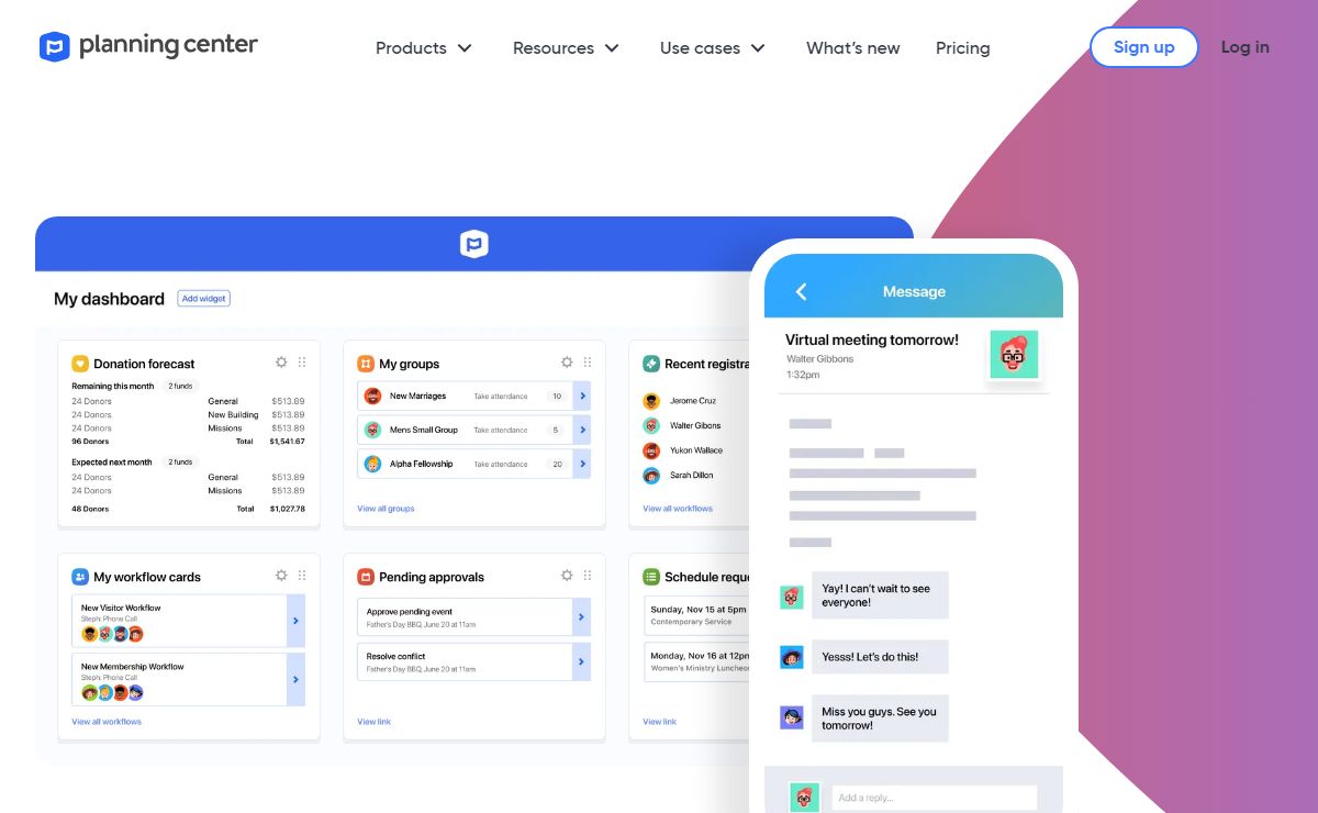 Planning Center: Church Management Software