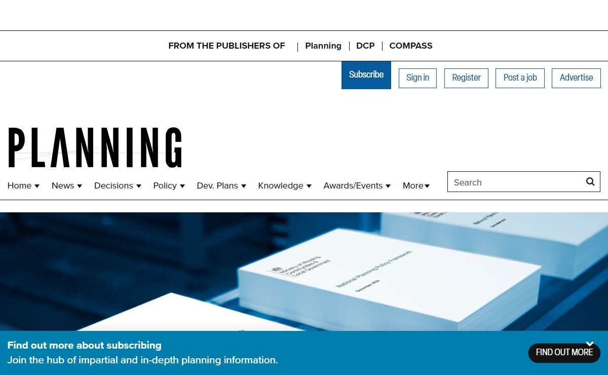 Town planning news, appeals, best practice | PlanningResource