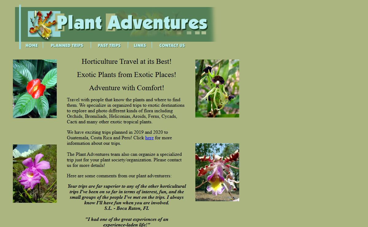 Plant Adventures to Exotic Destinations