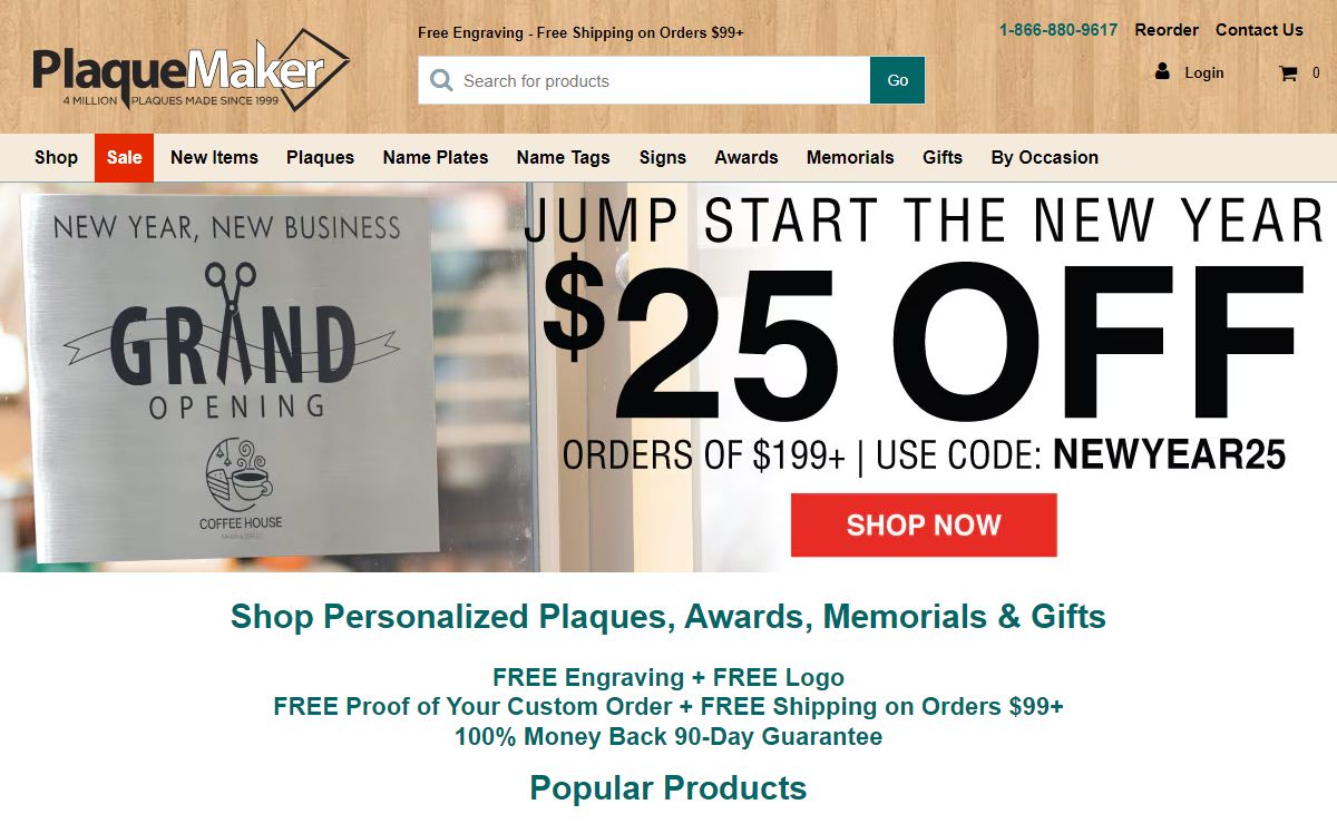 Personalized Gifts, Signs, Plaques & Awards | PlaqueMaker