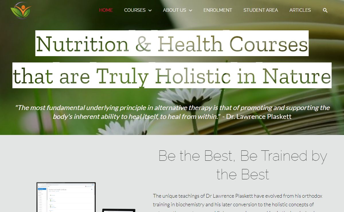 Plaskett College - Nutrition and Health Courses