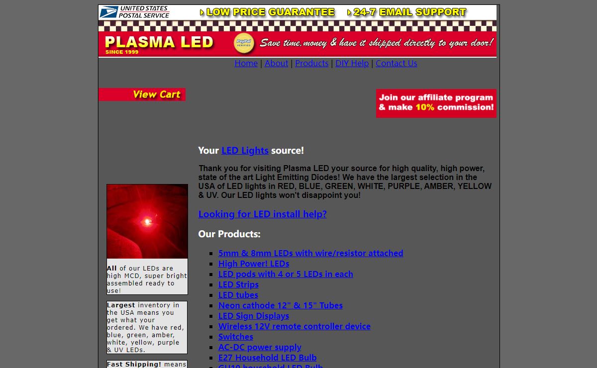 LED Lights Red Blue Green Purple White UV