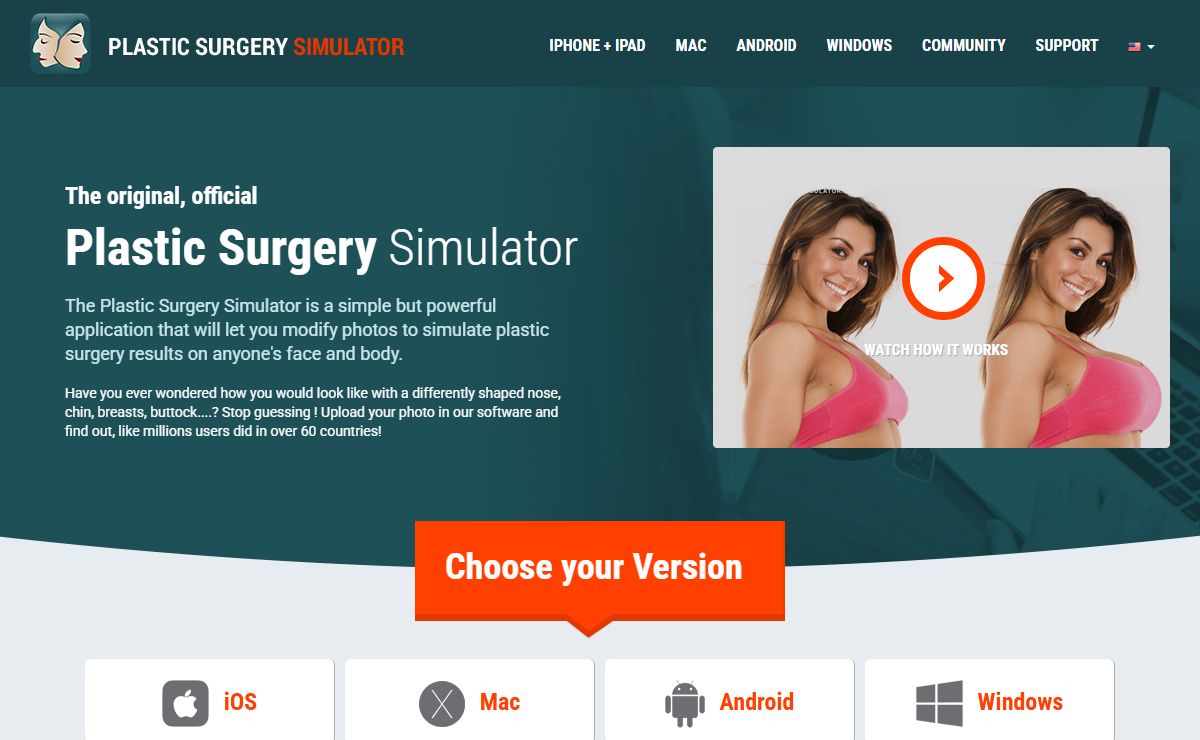Virtual Plastic Surgery Simulator