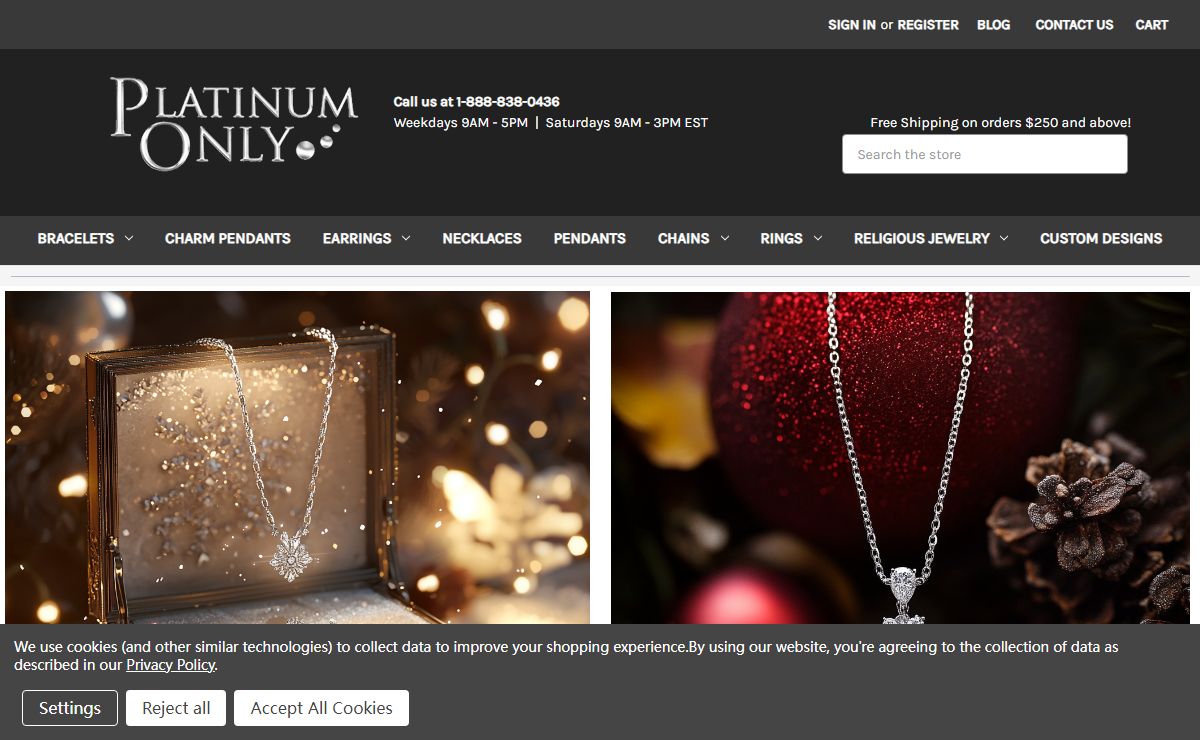 PlatinumOnly | Fine 950-Platinum Jewelry