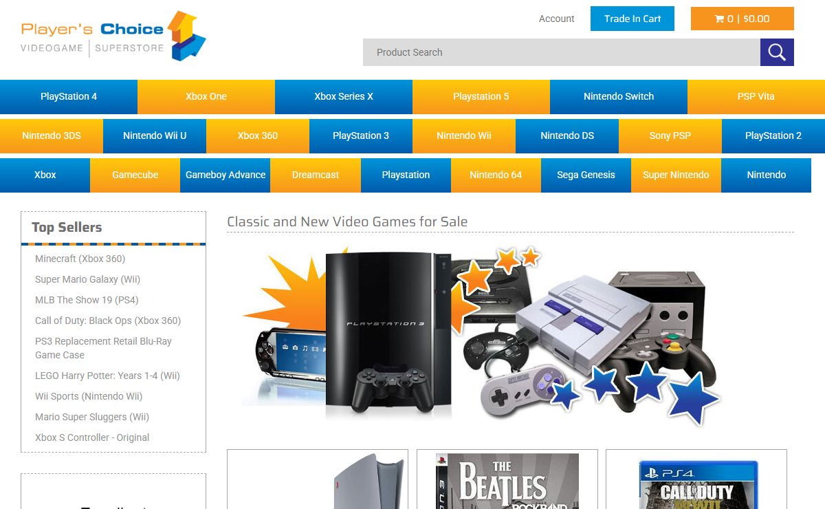 Player's Choice - Buy, Sell, And Trade Video Games