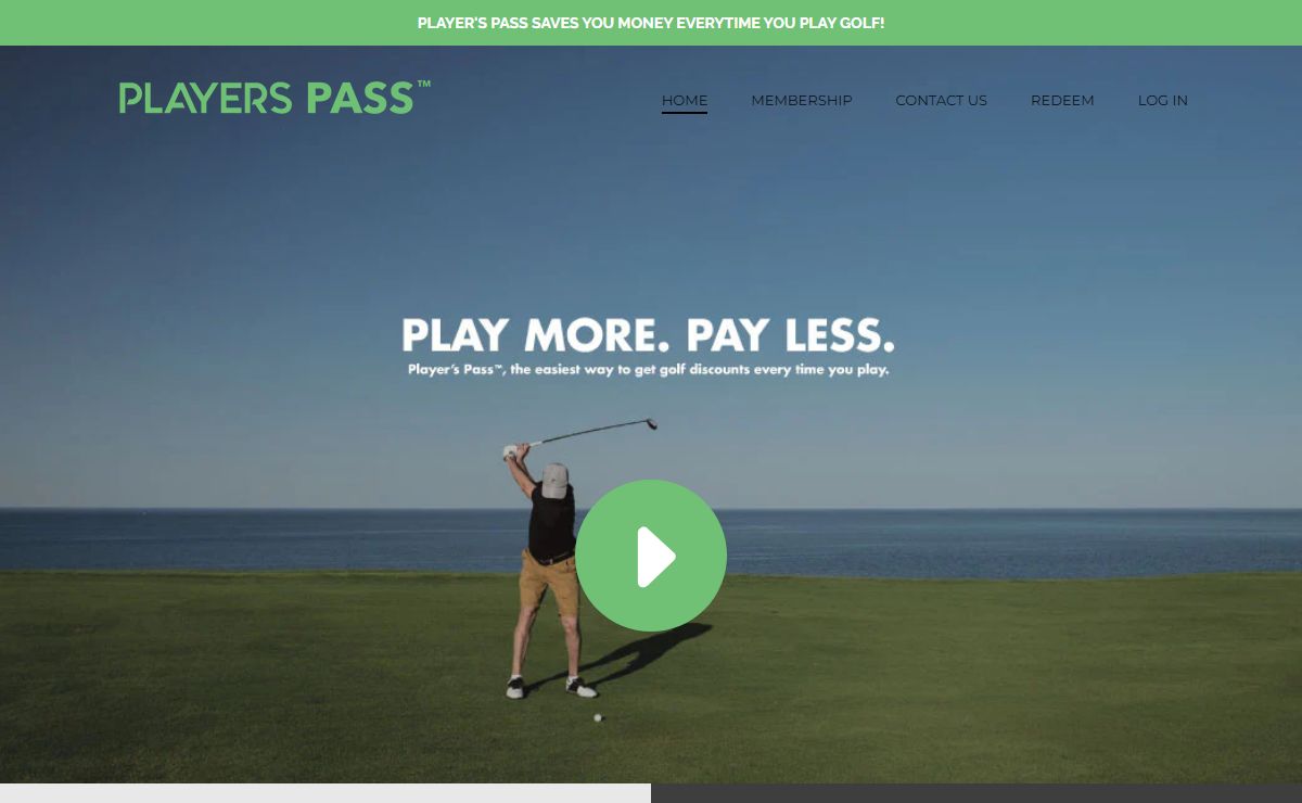 Play More Golf and Pay Less Money with Player's Pass™