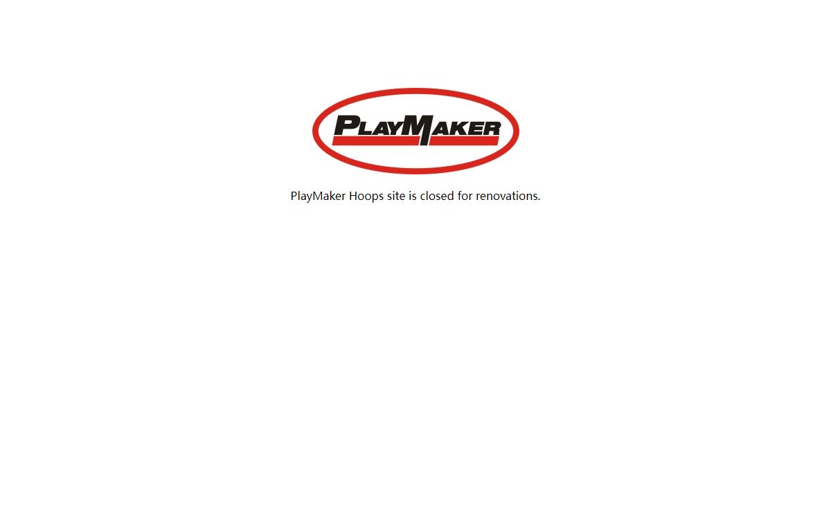 PlayMaker Hoops site is closed f