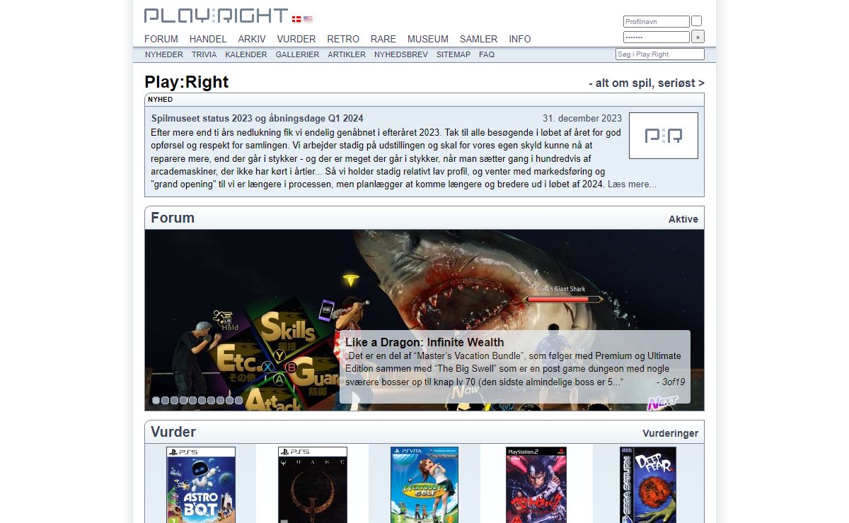 Play:Right - alt om spil, seriøst