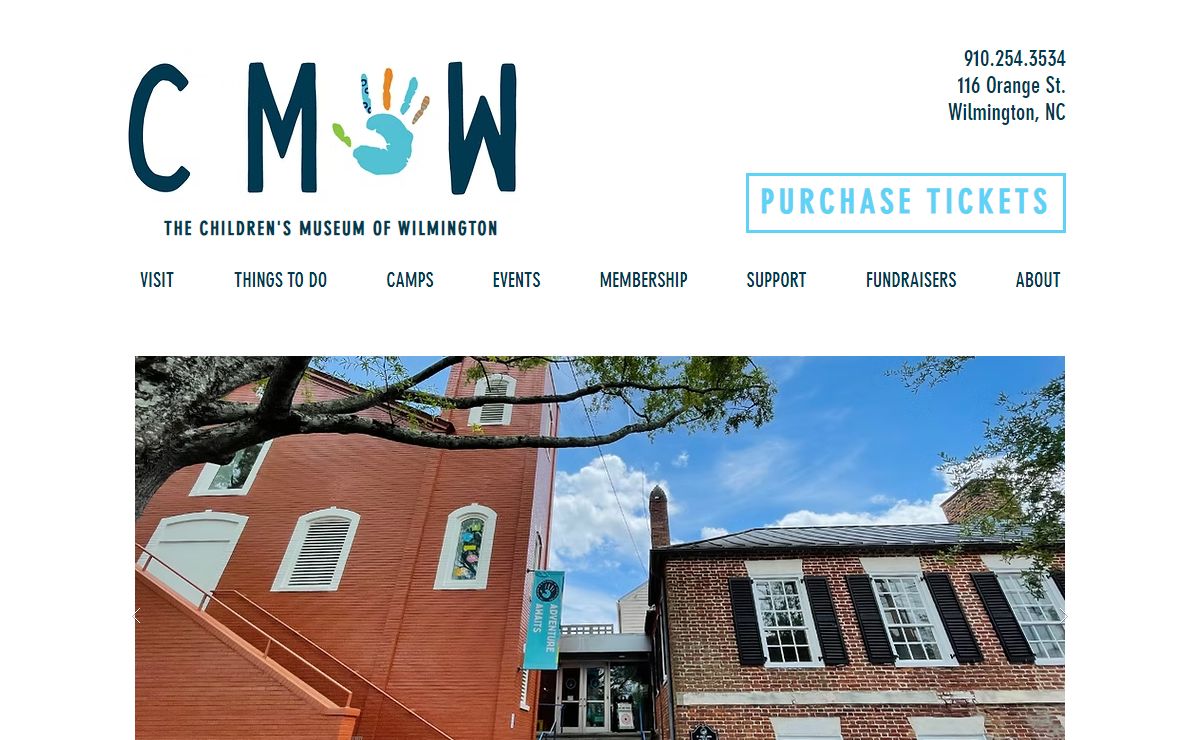 The Children's Museum of Wilmington | Hands-On Museum | 116 Orange Street, Wilmington, NC, United States