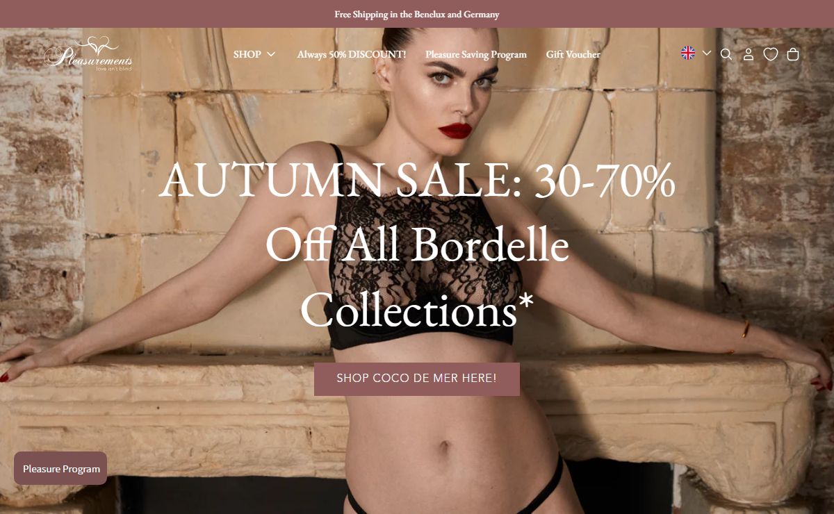 Pleasurements | Thé luxury Lingerie online Store