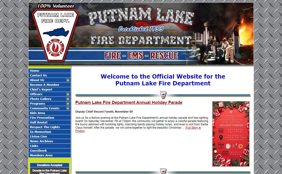 Putnam Lake Fire Department - Putnam County, New York
