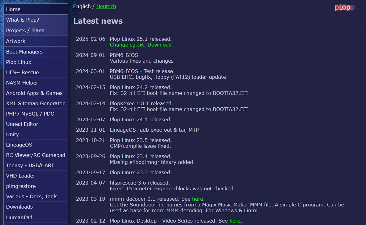 Plop Website