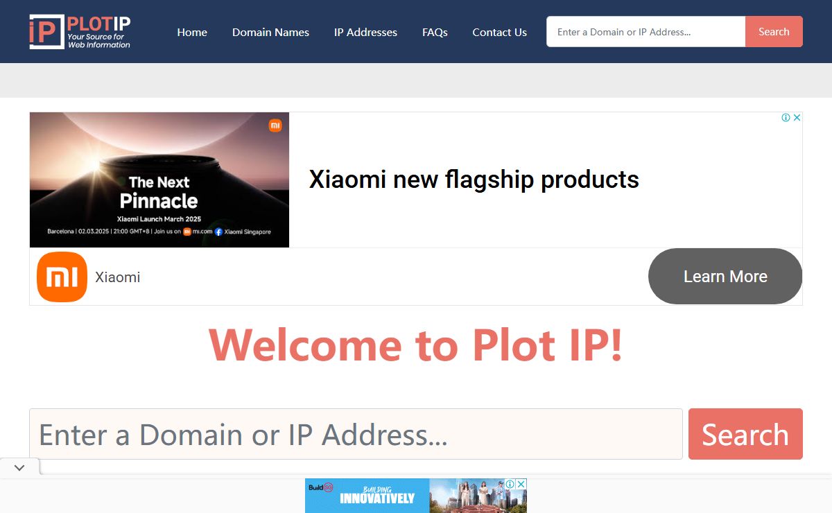 Welcome to Plot IP - Your Source for Web Information - Plot IP