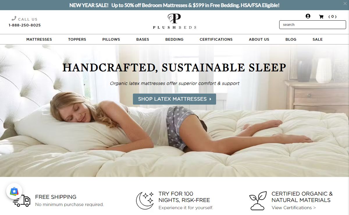 PlushBeds | Organic Mattresses, Latex Mattresses, Toppers and Pillows