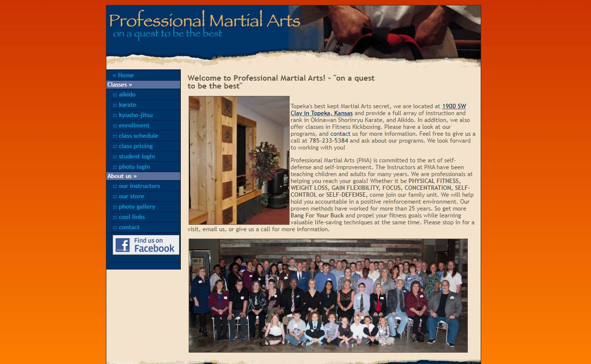 Professional Martial Arts 785-233-5384