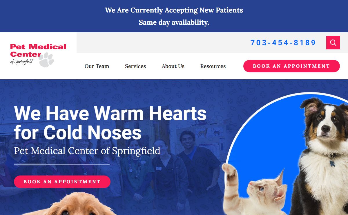 Springfield Veterinarian | Pet Medical Center of Springfield