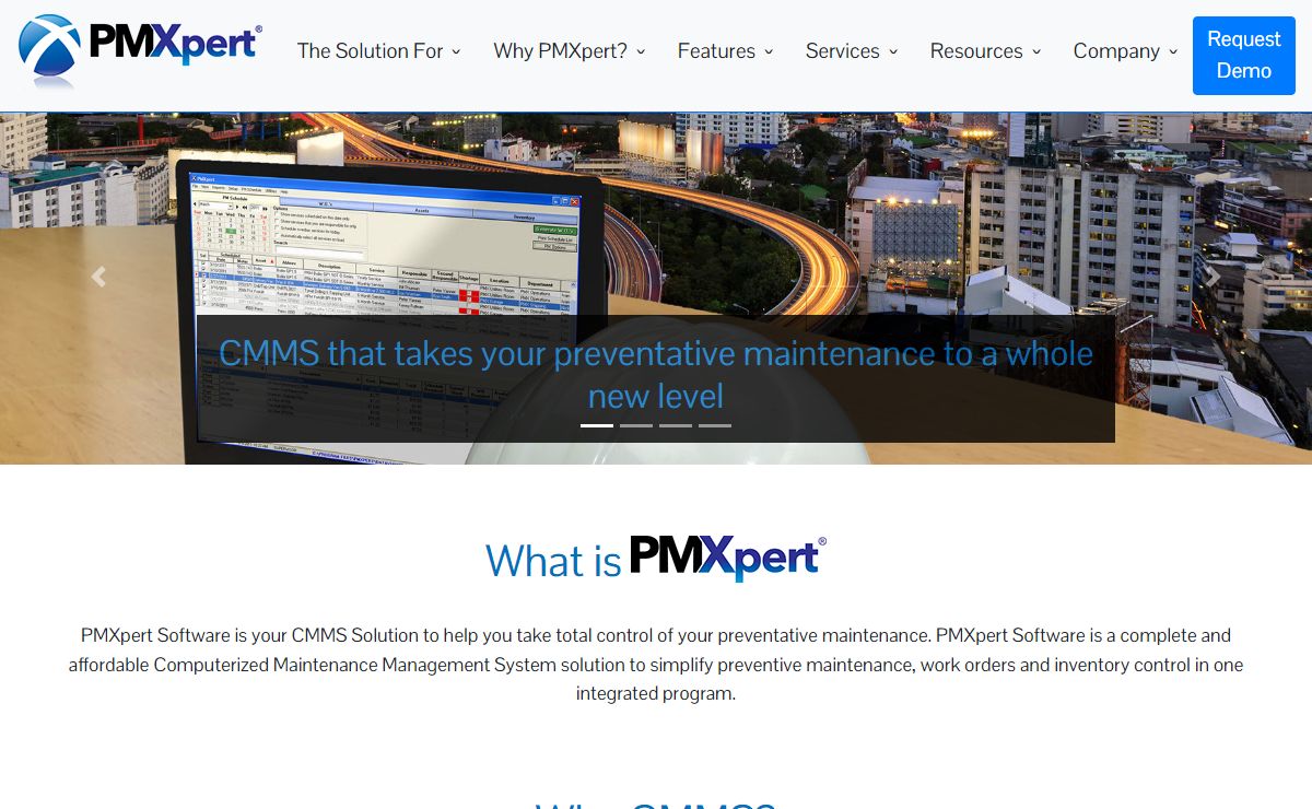 CMMS | Computerized Maintenance Management System | PMXpert