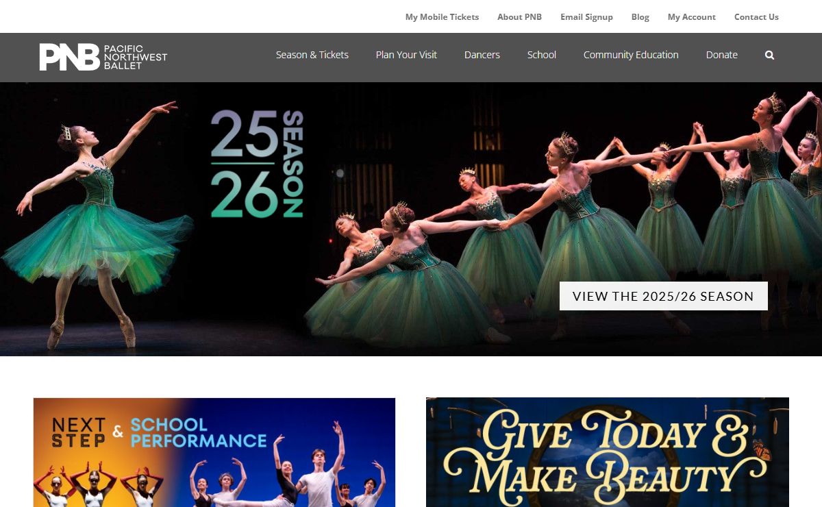 Pacific Northwest Ballet | Official Website | Seattle, WA