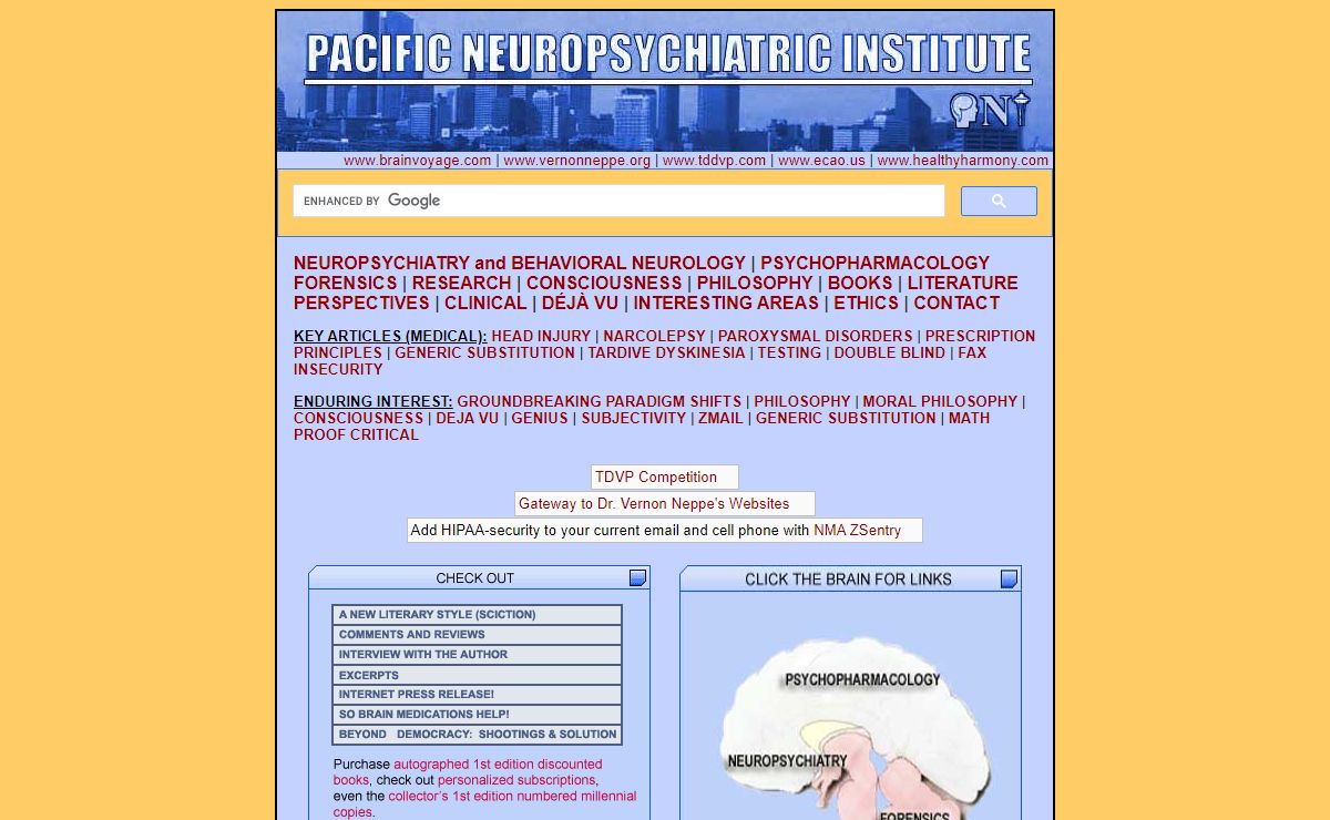 PNI.org | Pacific Neuropsychiatric Institute