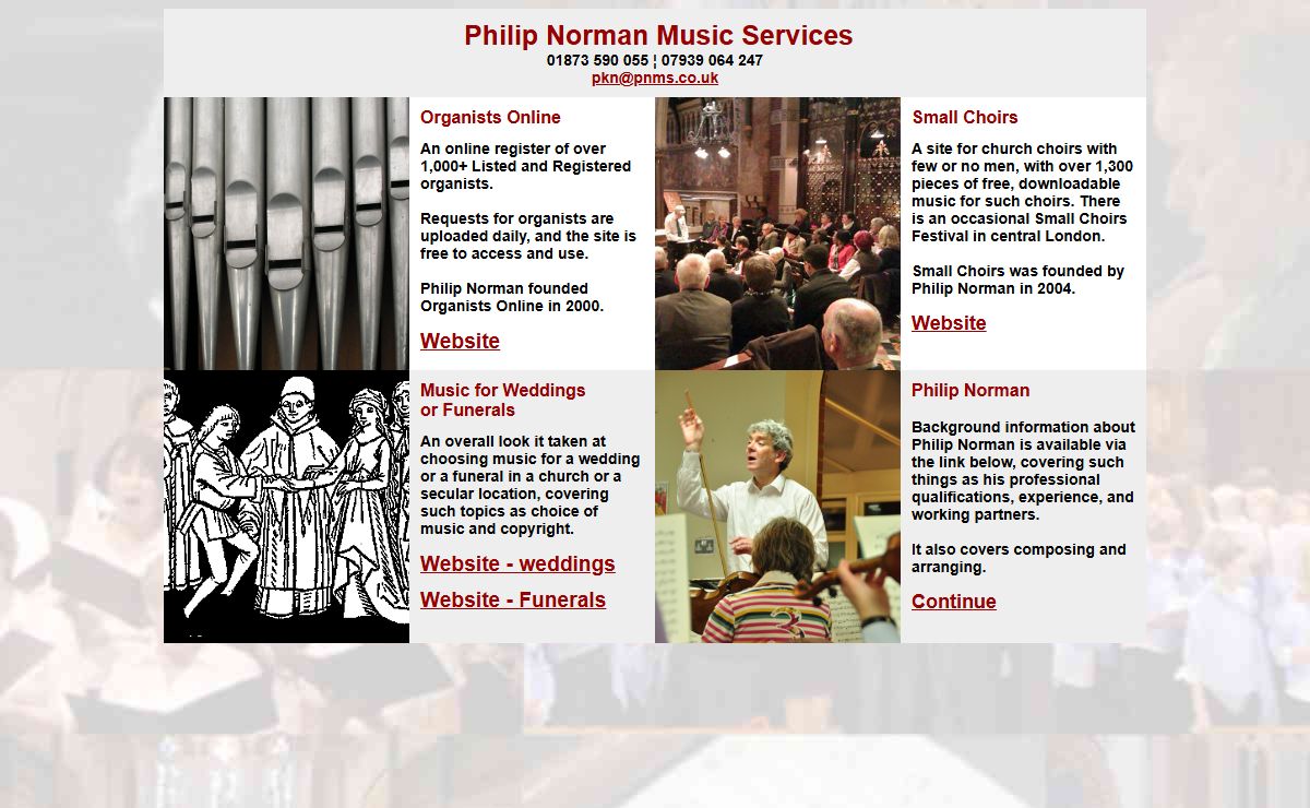 Philip Norman Music Services