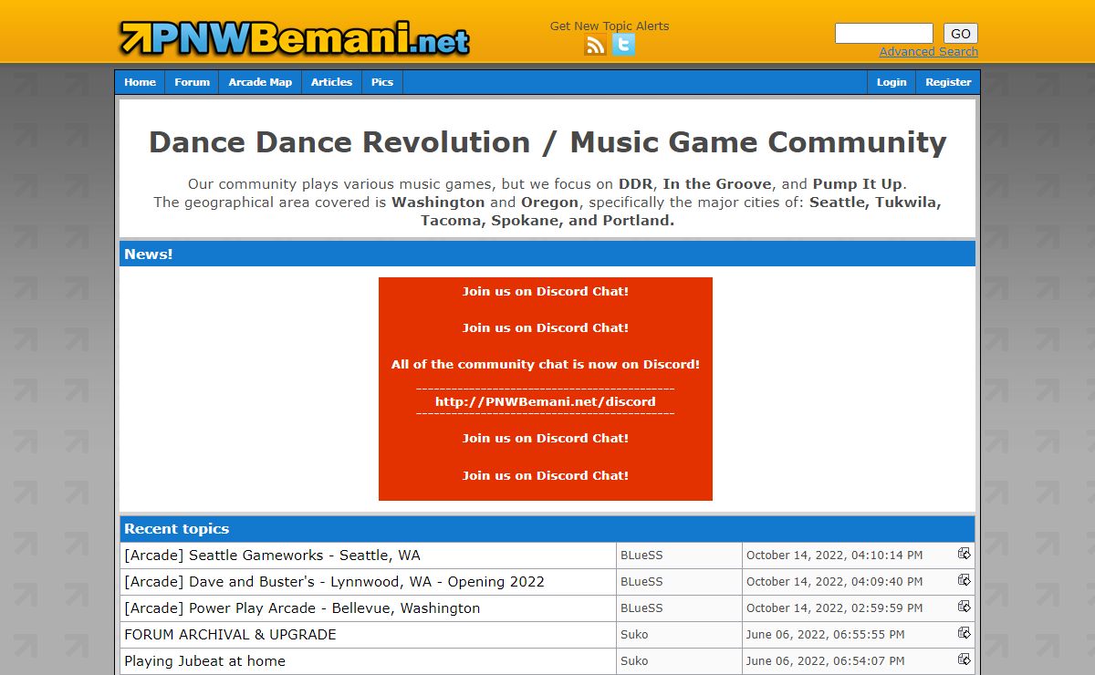 Seattle DDR and Arcade Music Games Community - DDR Community Forum