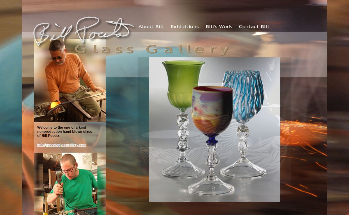 Welcome to Poceta Glass Gallery: Fine Hand Blown Glass
