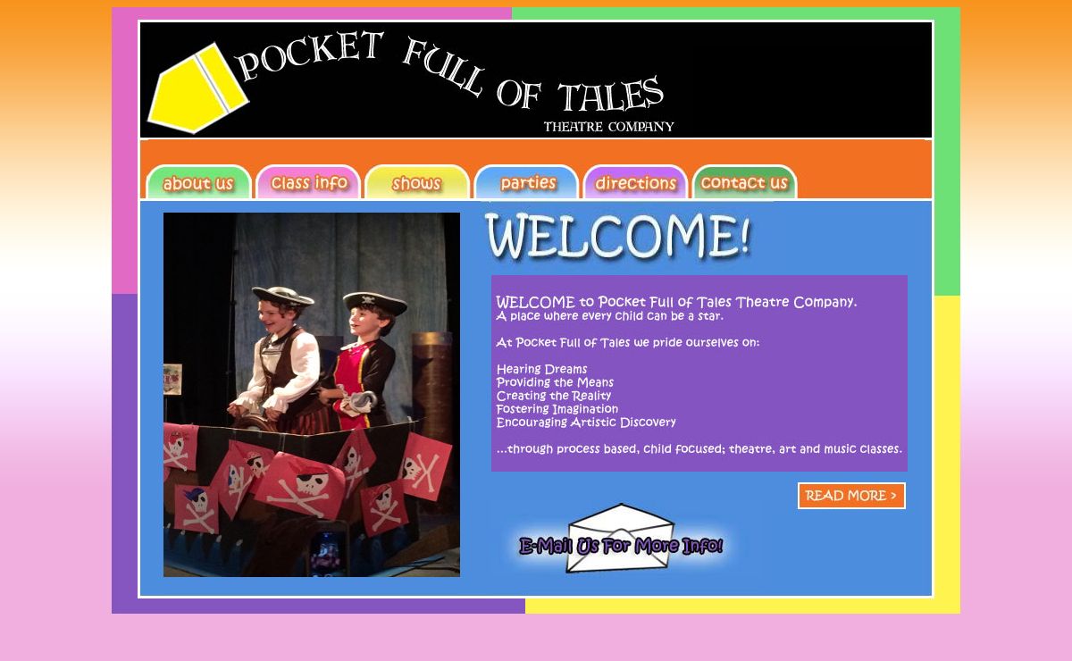 Pocket Full Of Tales Website