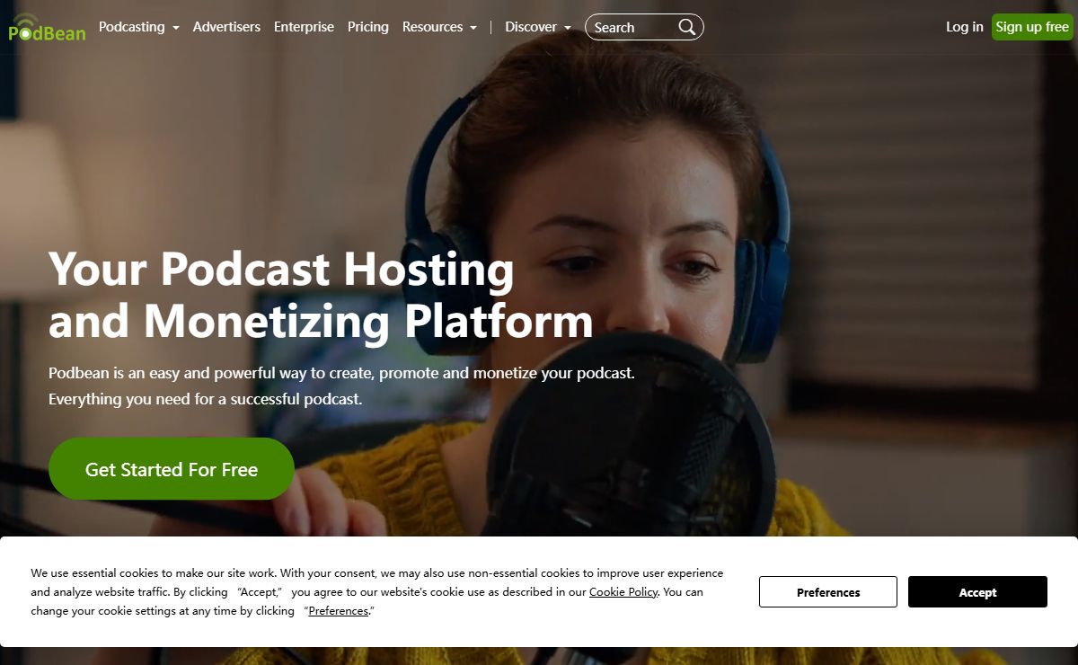 Free Podcast hosting and Monetizing Platform | Podbean