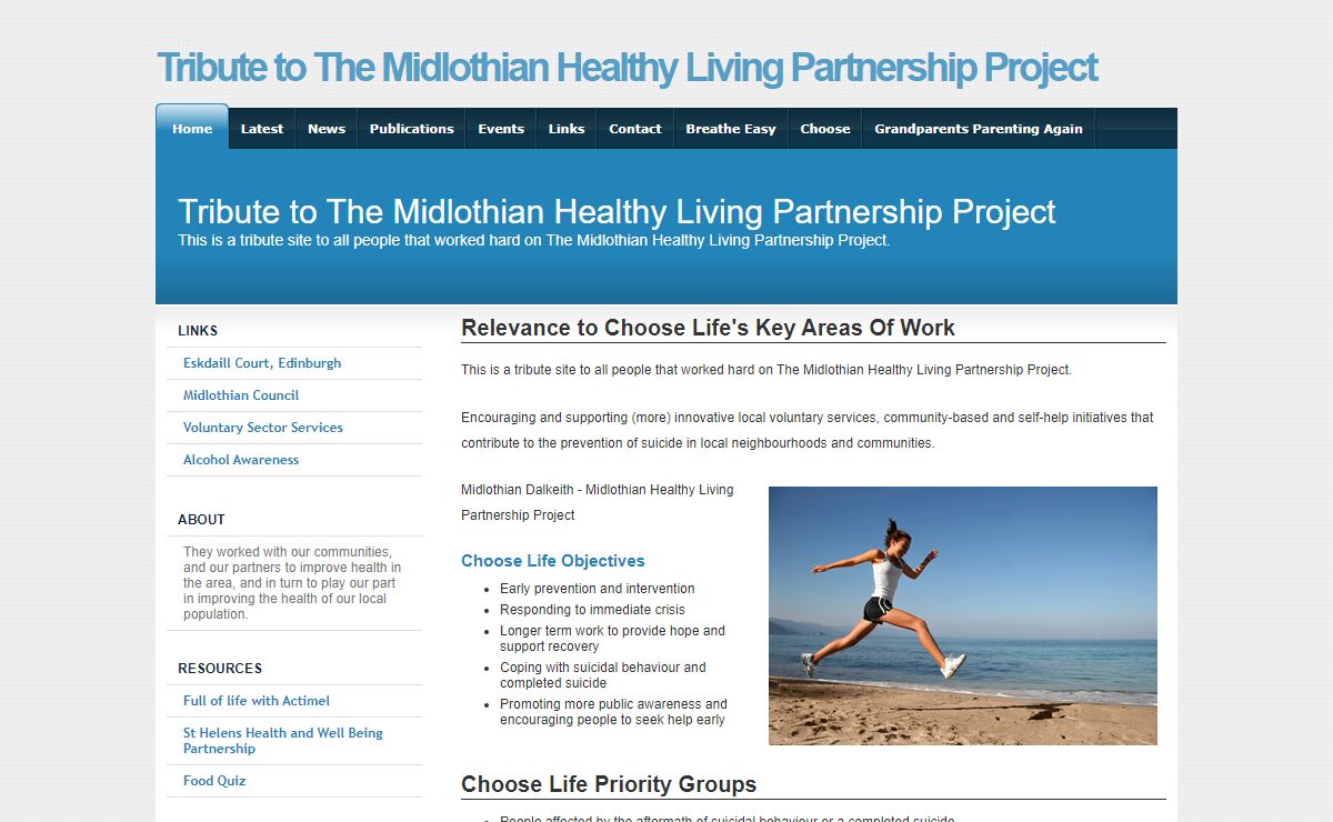 Tribute to The podiatry Healthy Living Partnership Project