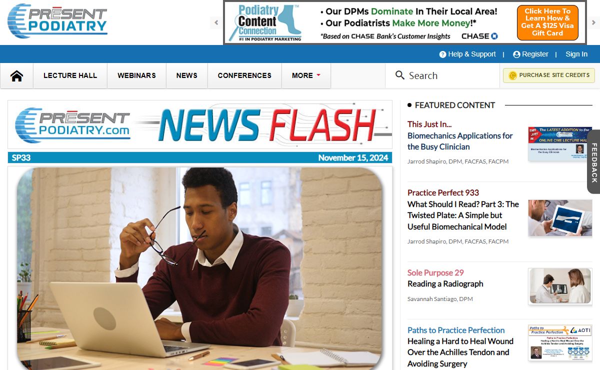 PRESENT Podiatry Online