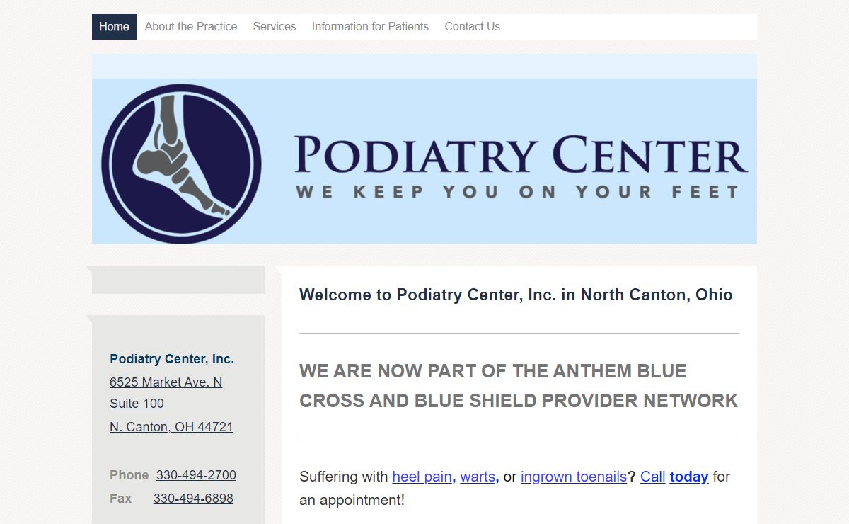 Podiatry Center Inc. - Podiatry Center Inc.