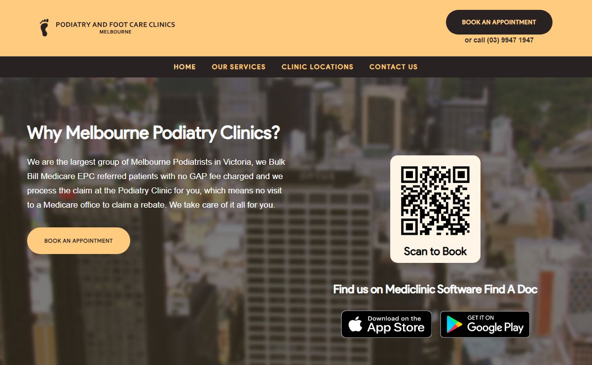 Podiatry Clinics Melbourne – Professional Experienced Podiatrists in Melbourne