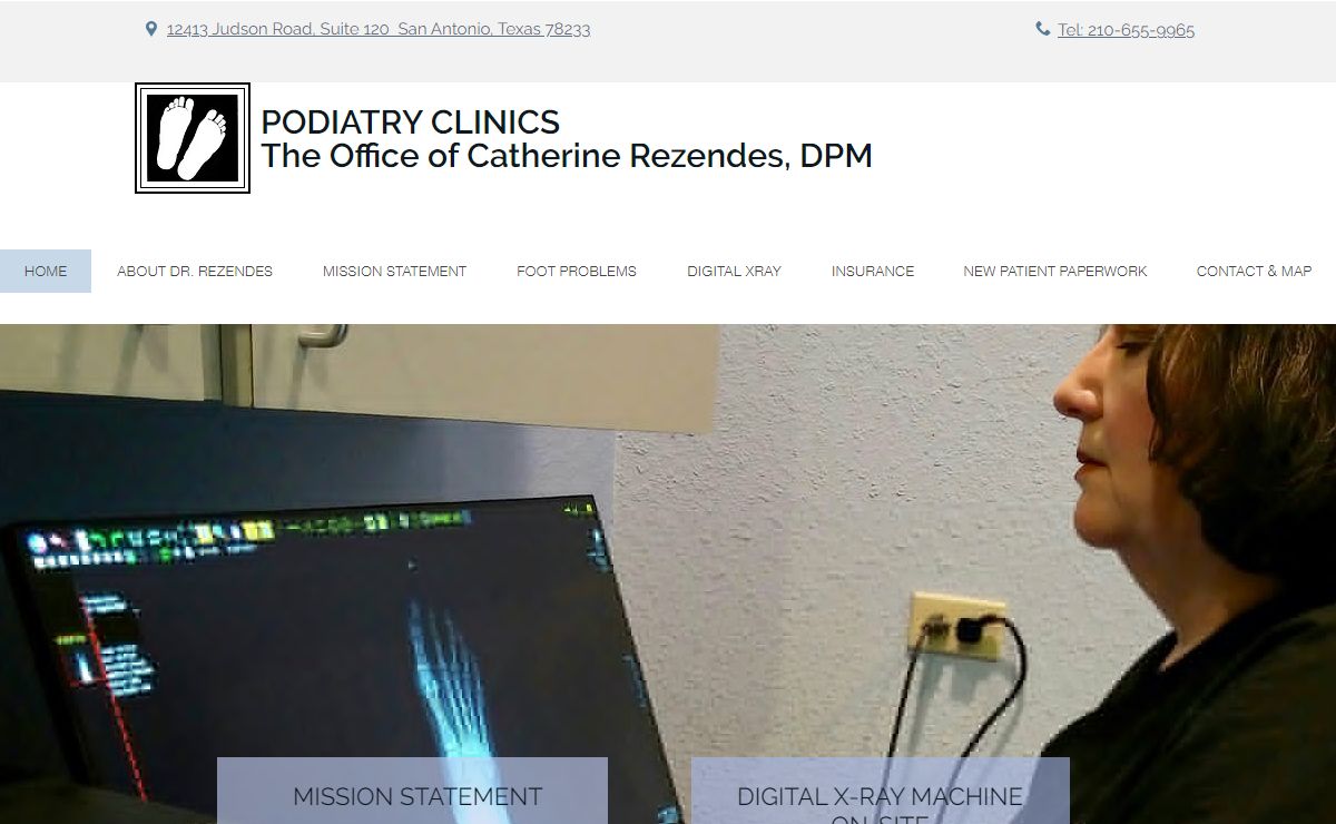 Podiatry Clinics | Catherine Rezendes, DPM | Live Oak, Texas