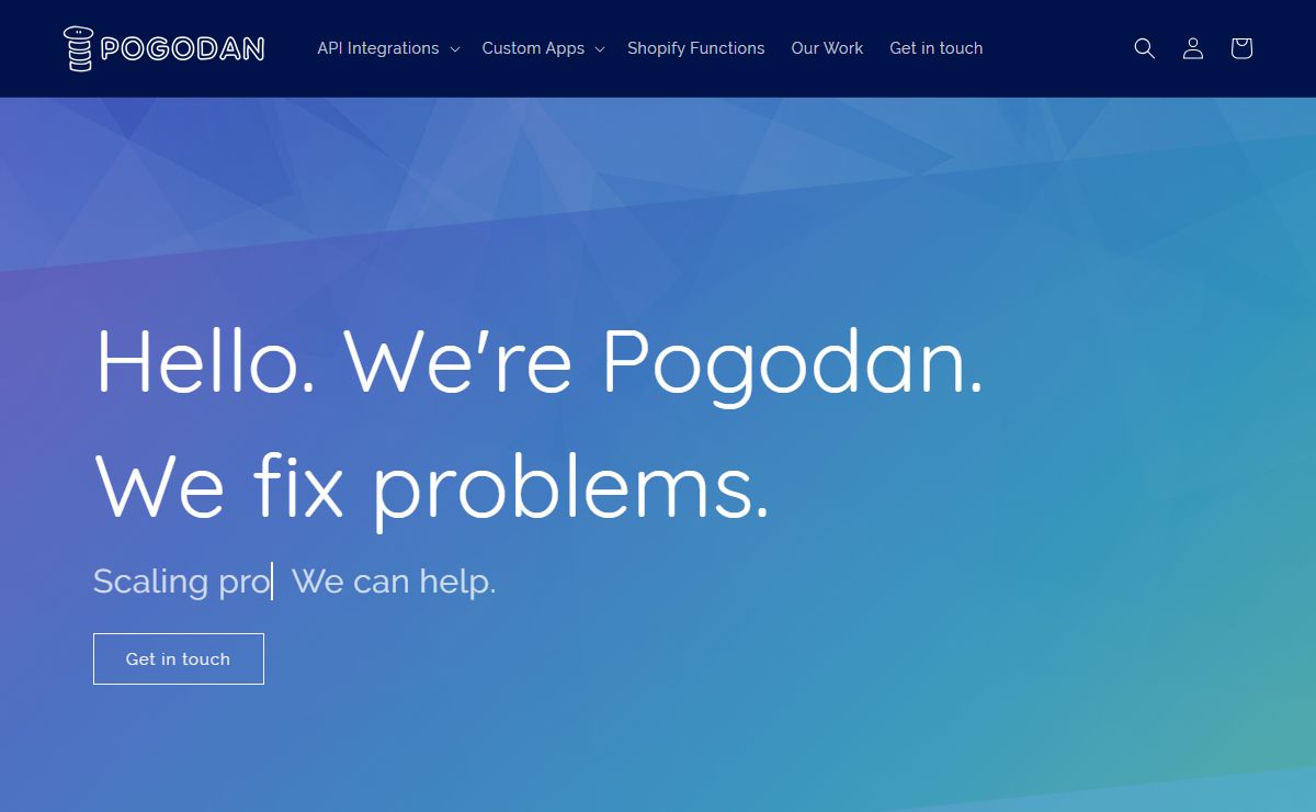 Pogodan. Web Development and Consultancy
