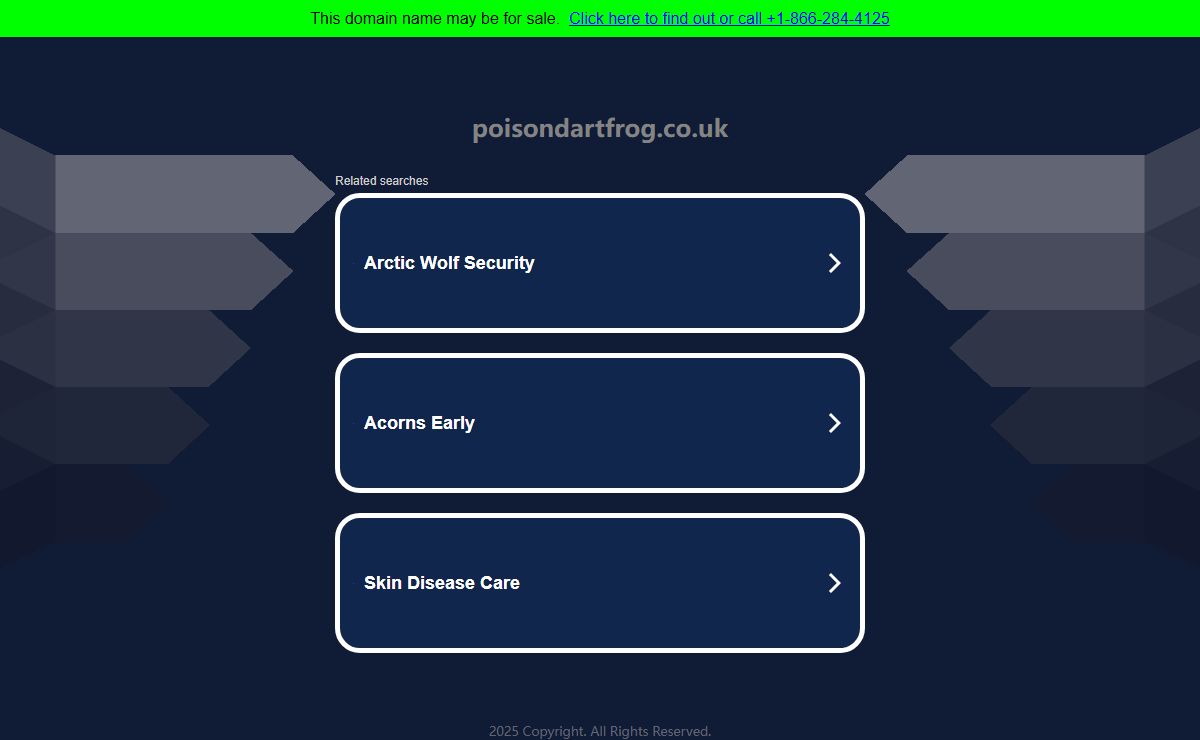 poisondartfrog.co.uk