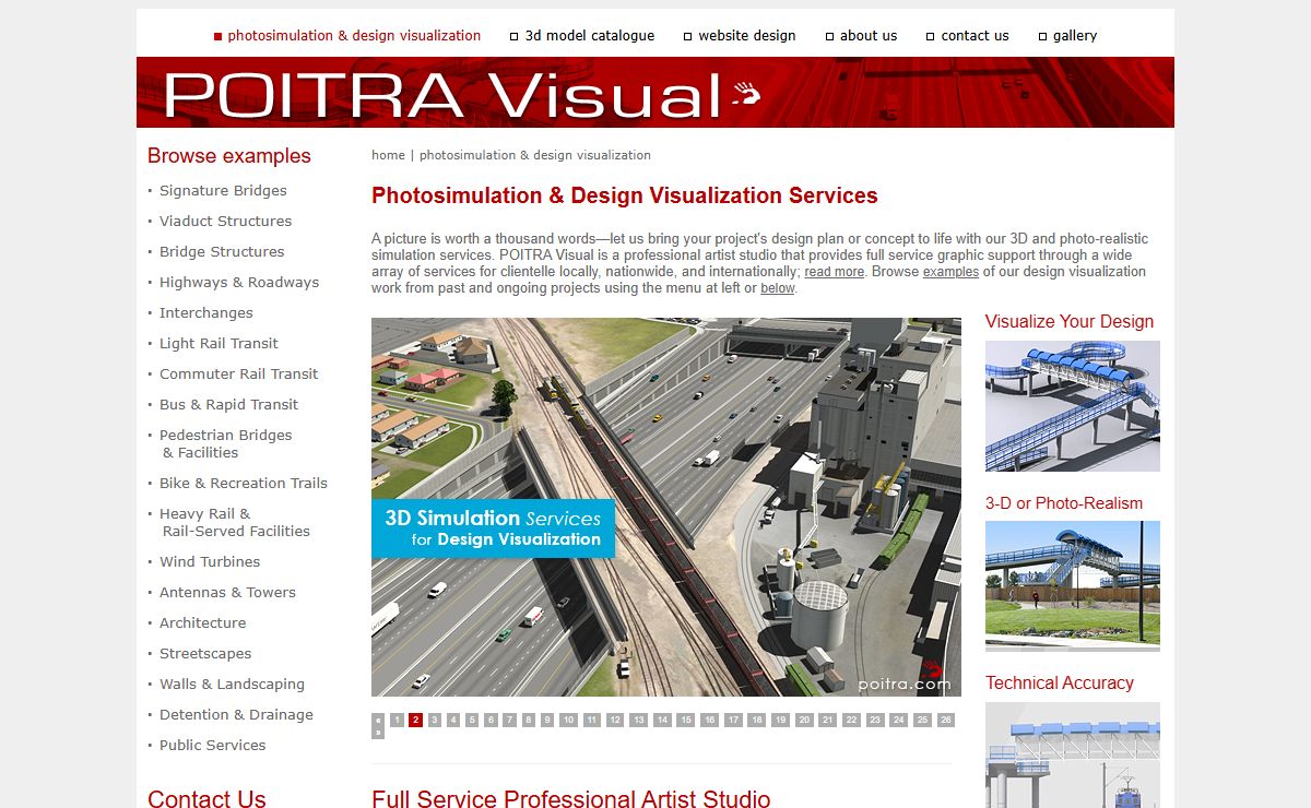 POITRA Visual | Photosimulation, Design Visualization, 3D Modeling & Animation for Visual Impact Studies | Website Design | Full Service Graphic Design