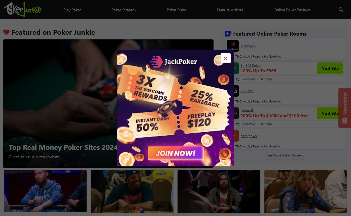 Poker Junkie - Your Number 1 Guide to Poker Online in 2024