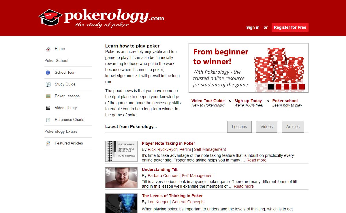 Pokerology.com - The Study of Poker